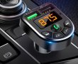 FM трансмитер, MP3, Волтметър, USB зарядно, карта памет, флашка, Bluetooth хендсфри за кола, снимка 3