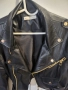 Кожено яке с златни елементи , снимка 4