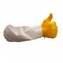 Пчеларски ръкавици модел 2020 МАХ, от естествена кожа с ръкавели (максимална защита от ужилване), снимка 3
