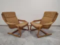 Скандинавски кресла, естествена кожа Д413, снимка 7