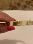  Нова  Златна гривна Cartier-, снимка 2