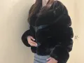 Еко палто с косъм , снимка 5