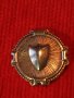 СТАРИННА ВИКТОРИАНСКА СРЕБЪРНА БРОШКА ЗНАЧКА СТЕРЛИНГОВО СРЕБРО 925 АНГЛИЯ с МНОГО МАРКИРОВКИ 36477, снимка 2