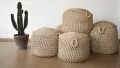 Пуф Макраме за плаж , бар , ресторант или градина, снимка 3