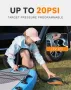 OutdoorMaster 20PSI Електрическа SUP помпа Paddle Board Pump The Dolphin - Quick Air Inflator Auto, снимка 7