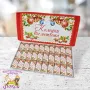 Кутия 30 броя Шоколадови бонбони Коледни късметчета, снимка 2