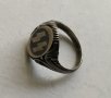 Сребърен пръстен с ниело, снимка 6