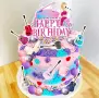 33 броя комплект вокалист китара топки топер Happy birthday декорация торта , снимка 3