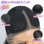 Синтетична T-парти дълга перука Lazy Wave 71,1 см, снимка 7