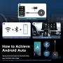 Безжичен Android Auto адаптер, преобразува кабелен Android Auto в безжичен за автомобили след 2017 г, снимка 4