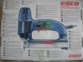 НОВ Ел.Такер Професионален ESCO 100-Скоби 8-20мм/Пирони 16-20мм-Пълен Комплект-Made in ITALY, снимка 4