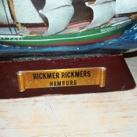 rickmer rickmers-hamburg-внос франция-14х8х3см, снимка 6 - Колекции - 29653229