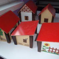 дървена детска къща / комплект дървени къщички , снимка 2 - Други - 32198186