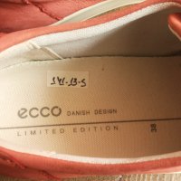 ECCO Real Leather Shoes Размер EUR 38 дамски детски обувки естествена кожа 141-13-S, снимка 13 - Дамски ежедневни обувки - 42288713