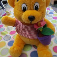 Плюшена играчка голям жълт мечок, снимка 1 - Плюшени играчки - 44353392