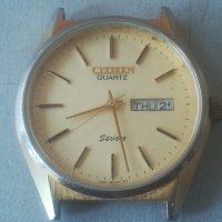 Часовник CITIZEN seven. Japan. Quartz. Vintage watch. Мъжки. Ретро модел , снимка 8 - Мъжки - 42353535