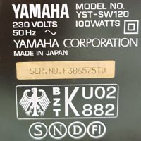 Yamaha  YST-SW120 активен буфер, снимка 4 - Тонколони - 42882894