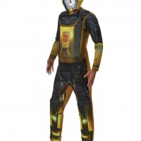 Мъжки костюм на Трансформърс Бъмбълби с мускули и маска, снимка 1 - Други - 38800812