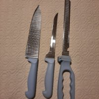Комплект от три ножа, снимка 3 - Аксесоари за кухня - 37101208