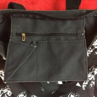 Винтидж чанта GUESS черна плат Claudia Schiffer, снимка 6 - Чанти - 29939105