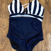Нов дамски цял бански костюм кръстосани презрамки за море плаж басейн, снимка 6 - Други - 40187092