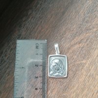 Нова сребърна Св. Богородица , снимка 1 - Колиета, медальони, синджири - 29445754