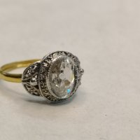 Златен дамски пръстен с диамант три карата/злато/ брилянт, снимка 8 - Пръстени - 34302274