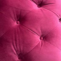 Бутиков Голям Пурпурно червен диван от плат Честърфийлд, снимка 4 - Дивани и мека мебел - 39719822