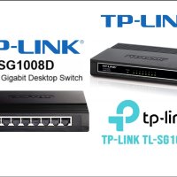Суич TL-SG1008D 8 порта Gigabit TP-Link, снимка 1 - Суичове - 44340214
