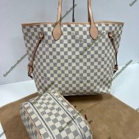 Бежова чанта Louis Vuitton Neverfull код Br101, снимка 1 - Чанти - 38714718