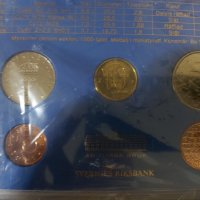 Швеция 1992 - Комплектен сет , 5 монети, снимка 2 - Нумизматика и бонистика - 37791570