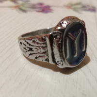 Мъжки пръстен-прабългарски символ ІYІ династия Дуло, снимка 1 - Пръстени - 44666413