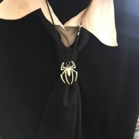 Колие с висулка паяк , снимка 2 - Колиета, медальони, синджири - 42354678
