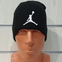 Нова зимна шапка на марката Michael Jordan с бяло лого, снимка 7 - Шапки - 42892013