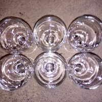 Комплект стари чаши за вино/аперитив - 7 бр. , снимка 3 - Антикварни и старинни предмети - 42275665