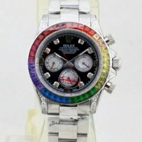 Дамски луксозен часовник Rolex Daytona, снимка 2 - Дамски - 32078243