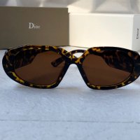 Dior 2023 дамски слънчеви 2 цвята черни кафяви, снимка 3 - Слънчеви и диоптрични очила - 40539077