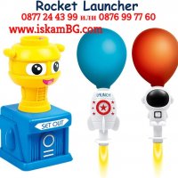 Детска играчка колички с балони | Изстрелвачка на колички, астронавт, и ракета с балони - КОД 3291, снимка 4 - Коли, камиони, мотори, писти - 39766425