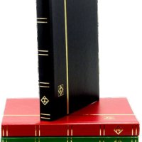 Leuchtturm - албум за марки Basic 16 бели листа / 32 страници формат А5 червен, снимка 1 - Филателия - 42692038