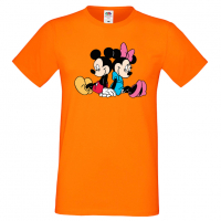 Мъжка тениска Mickey & Minnie 2 Подарък,Изненада,Рожден ден, снимка 6 - Тениски - 36575452