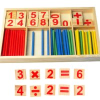 Evergreen Дървено сметало с плочки и пръчици / логическа таблица Абакус математика, снимка 12 - Образователни игри - 42853545