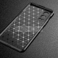 OnePlus Nord 2 5G - Противоударен Силиконов Гръб - Карбон, снимка 5 - Калъфи, кейсове - 35099476