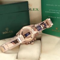 Mъжки часовник Rolex Daytona Cosmograph Rainbow Rose Gold с автоматичен механизъм, снимка 8 - Мъжки - 38212400
