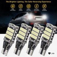 Мощни LED крушки W16W T15 / Canbus , снимка 4 - Аксесоари и консумативи - 37161670