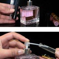 5 броя козметични дозатори помпички за козметика парфюмни отливки мостри пръскачки, снимка 3 - Унисекс парфюми - 38033328