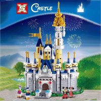 Детски конструктор замък с Мики Маус, модел 9001, съдържа 497 части, снимка 1 - Конструктори - 35035755