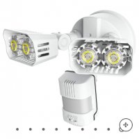 18W LED охранителна лампа (от здрач до зори и сензор за движение), снимка 1 - Лед осветление - 39728202