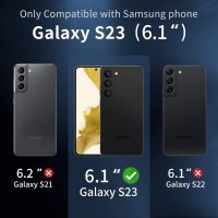 Нов калъф кейс гръб за телефон Samsung S23 Защита Самсунг + 2 броя протектори, снимка 2 - Калъфи, кейсове - 39954914