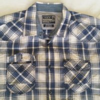 2 бр. ризи къс ръкав на квадратчета XSIDE размер М-L, снимка 4 - Ризи - 33955552