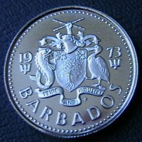 10 цента 1973 PROOF, Барбадос, снимка 2 - Нумизматика и бонистика - 34294014